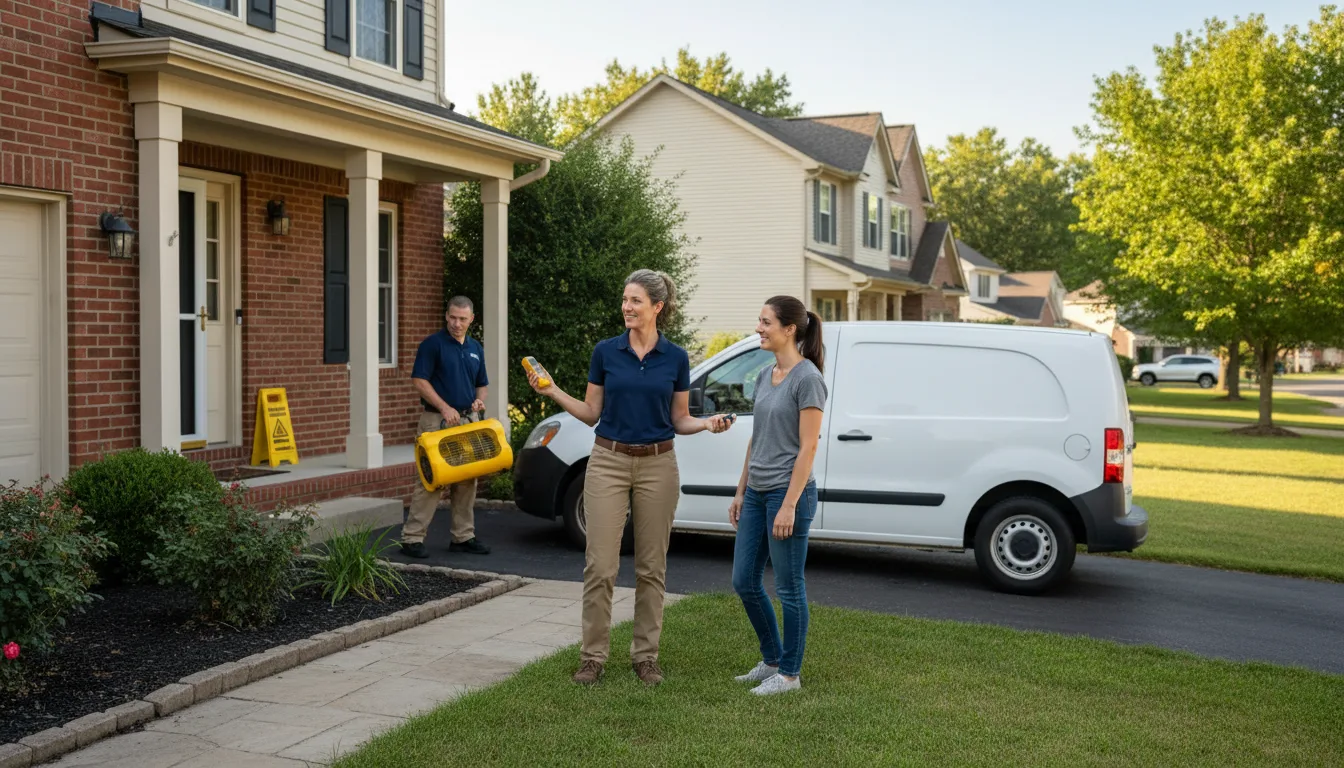 Residential water damage restoration in Edwards, CO